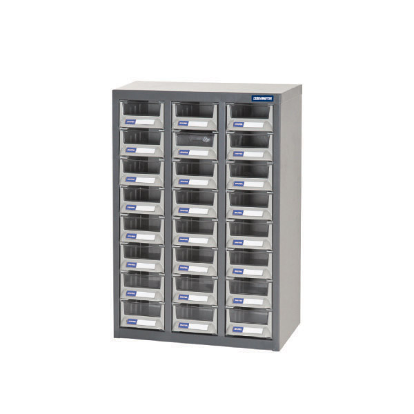 TRADEMASTER PARTS CABINET METAL A7 24 DRAWERS 444W X 222D X 350H